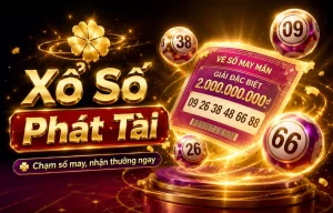 Giao diện xổ số choosefrontrow trên mobile